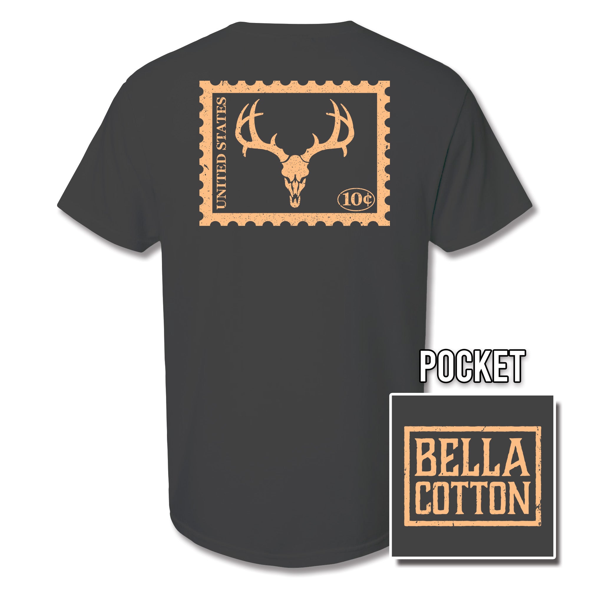 Short Sleeve Deer Skull