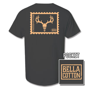 Short Sleeve Deer Skull