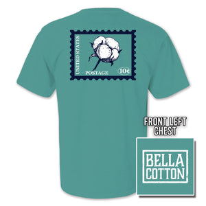 Cotton Stamp Seafoam