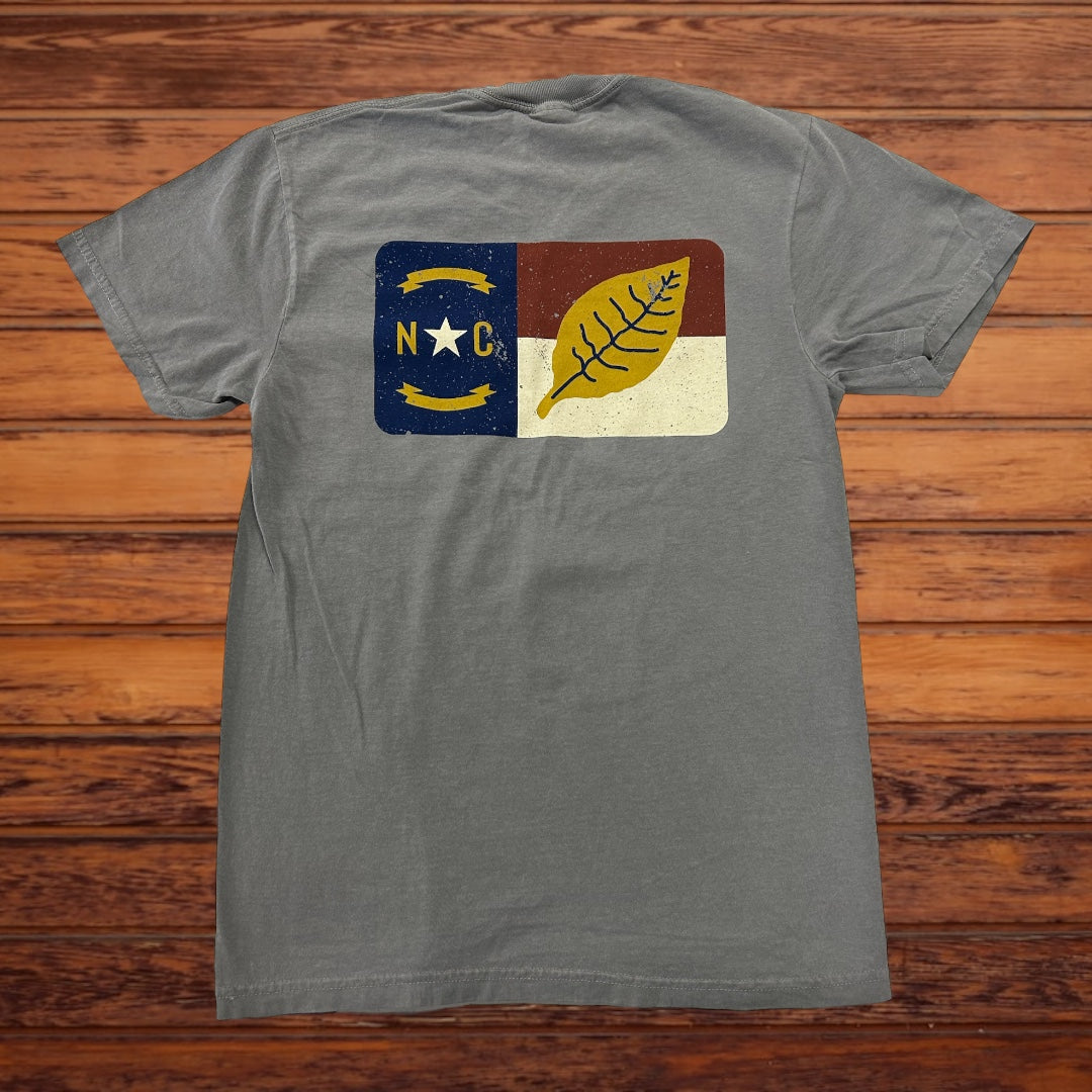 nc tobacco NC Tobacco Flag Short Sleeve with a Pocket nc tobacco NC Tobacco Flag Short Sleeve with a Pocket
