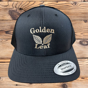 Golden Leaf Embroidered Hat