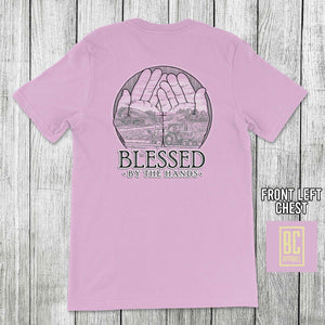 Blessed by the Hands Lilac Short Sleeve
