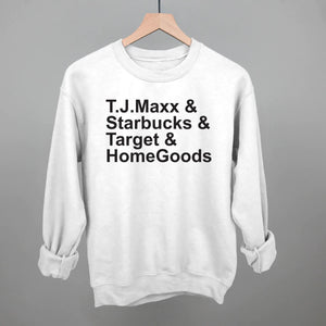 T.J.Maxx & Starbucks & Target & HomeGoods