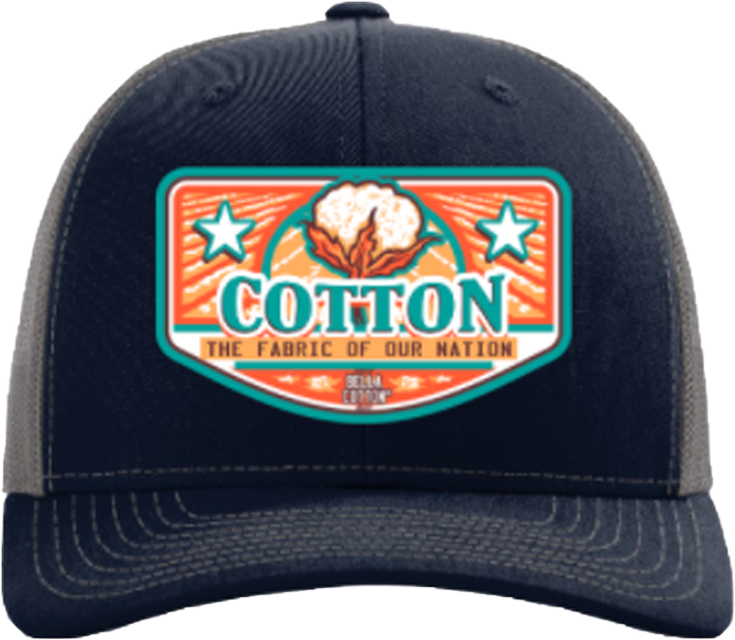 Cotton Patch Hat Navy & Grey