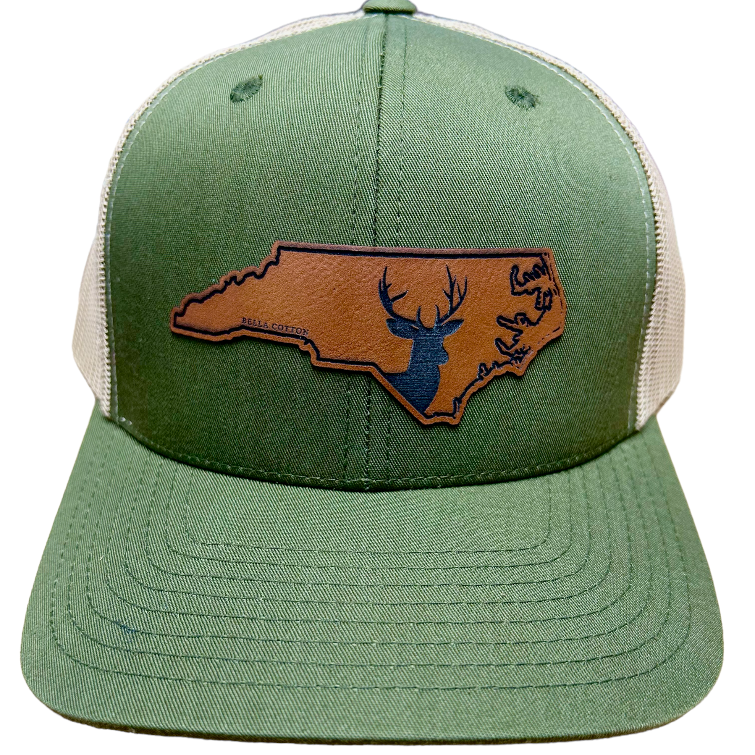 Leather NC Deer Patch